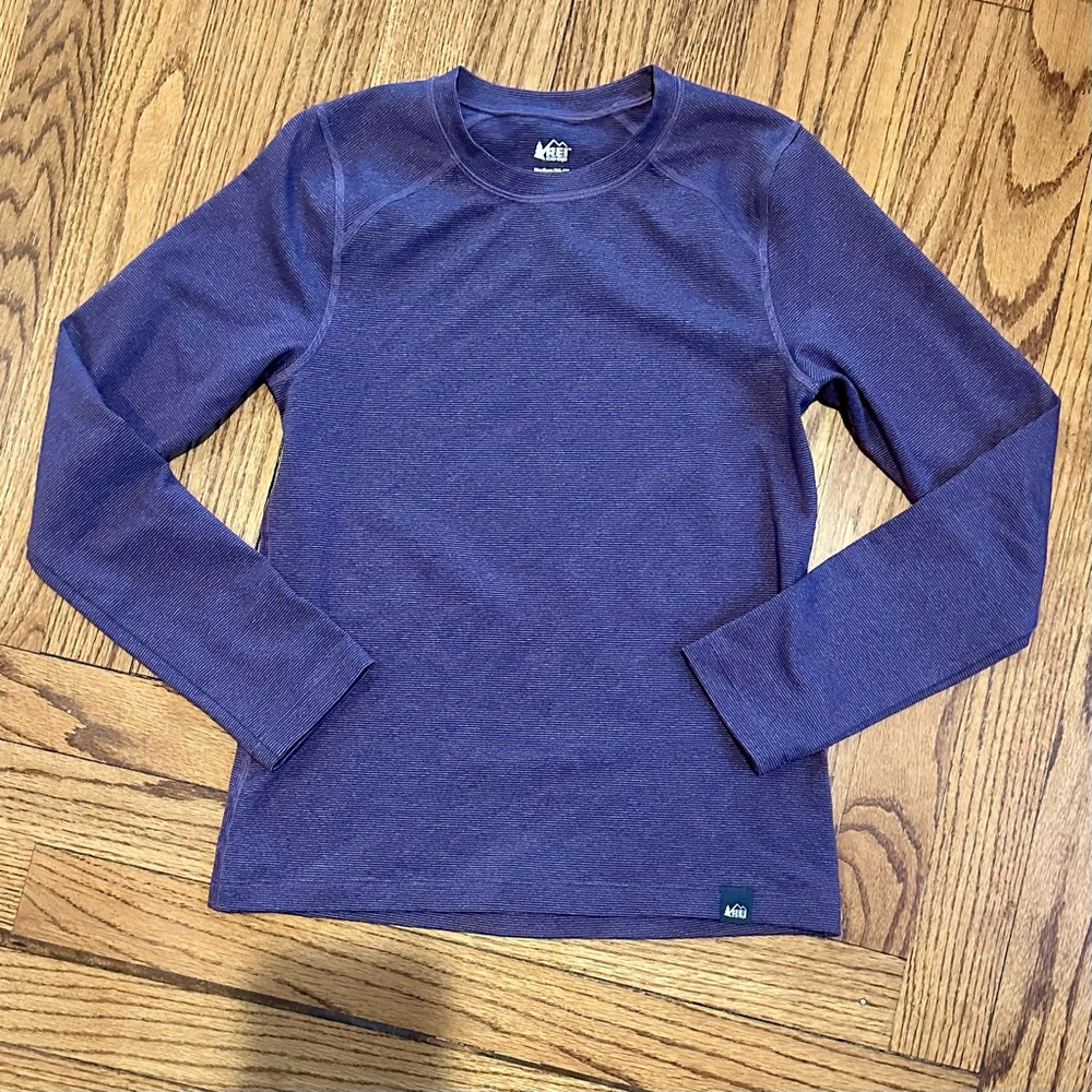 REI Kids Long Sleeve Tee in Deep Purple